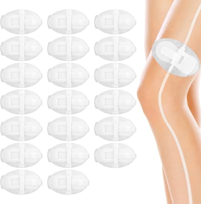 Set van 20 Catheter Bevestigingsmiddelen - Adherente Beenbanden voor Urinezak - 11 x 6.5 cm