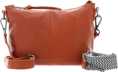 FREDsBRUDER Leren Schoudertas Jeren Crossbody Burned Paprika Bruine