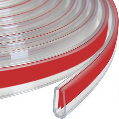 Dailygoods- Randbescherming U-profiel - Zelfklevend - Flexibel - Robuust - 3 meter - Bescherming tegen krassen en stoten - Hoekbescherming