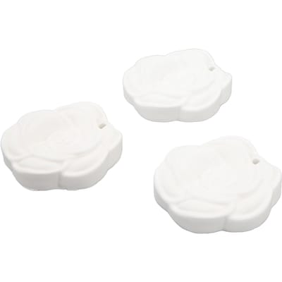 3 pièces Tablettes de cire d'aromathérapie Parfums différents Forme de fleur Sachet parfumé longue durée pour