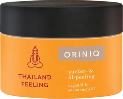 ORINIQ Suiker-Olie Scrub | Thailand Feeling - 250 gr | Bodypeeling met Arganolie en Sacha Inchi-olie- Vegan Bodyscrub