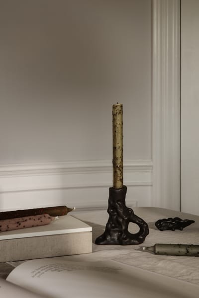 Ferm Living - Mura Kaarsen - set van 4 - mixed - meerkleurig