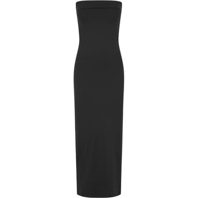 Urban Classics Midi-jurk - Midi-jurk Vrouwen - S tot M - voor Vrouwen - zwart