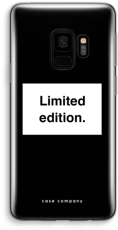Hoesje geschikt voor Samsung Galaxy S9 hoesje - Limited edition - Soft Cover Telefoonhoesje - Bescherming aan alle Kanten en Schermrand
