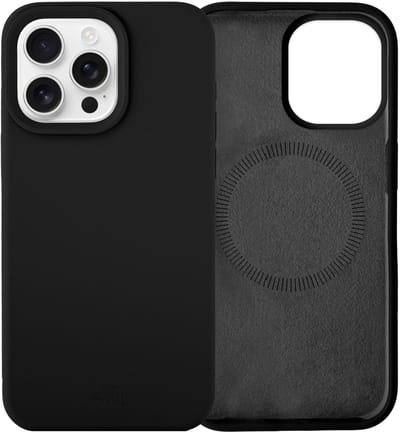 xoxo Wildhearts magnetisch hoesje geschikt voor iPhone 13 Pro MagSafe - Shockproof silicone case (zwart ) - Backcover hoesje - Optimale bescherming - Telefoonhoesje met verhoogde camera rand - Zwart