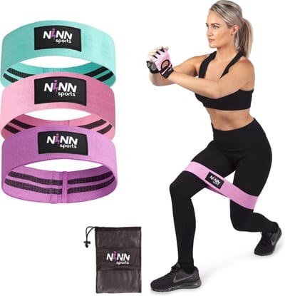 Weerstandsbanden set van 3 Pastel - Bootybands - Weerstandsband - Resistance bands- Fitnessband