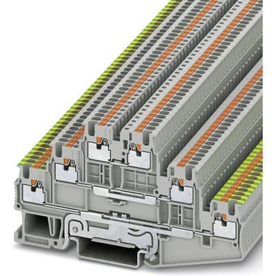 Phoenix Contact 3213768 Aardklem 3-etages 3.5 mm Snelaansluiting Grijs 50 stuk(s)