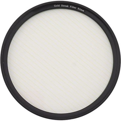 Gouden Streak Filter Licht Flare Effect Filter Optisch Glas Camera Lensfilter met Etui voor 82mm white