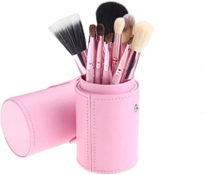 Universele opberg koker voor makeup pennen brillen gemaakt van nepleer met 2 druk sluitingen Buitenzijde: 6,8 x 17,50cm Binnenzijde:6,1 x 17 cm