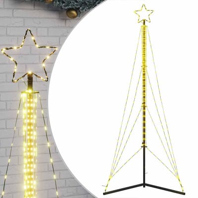 vidaXL - LED-kerstboom - 483 - LEDs - warm - wit - 240 - cm