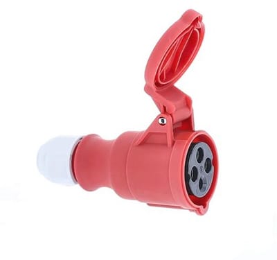 CEE Koppeling met Scharnierend Deksel 400 V 16 A