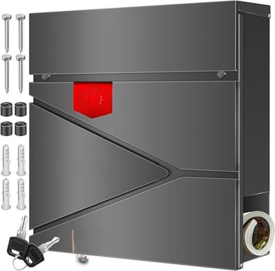 Lexium Pakketbox buiten - Brievenbus pakketbox - Pakketbrievenbus - Pakketkast - Bezorgbox - Parcelsafe - Tuin - Bezorging - Veilige pakketbox