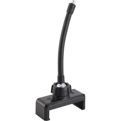 LED Ringlamp Telefoonhouder 1/4 Schroef Plastic Metaal Telefoonklem Standaard voor Live Streaming zwart