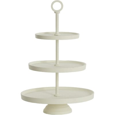 Light & Living - Etagere LUTEK - Ø32x48cm - Wit
