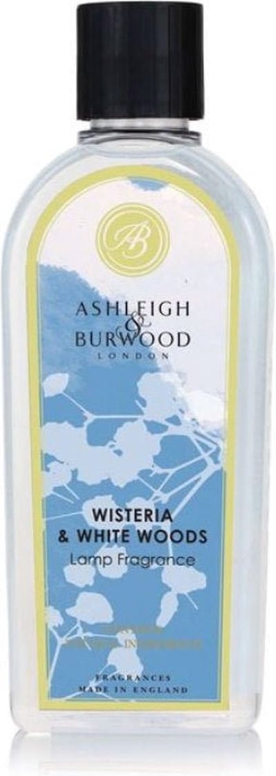 Ashleigh & Burwood Lamp Oil Wisteria & White Woods 500 ml EXTRA VOORDEEL