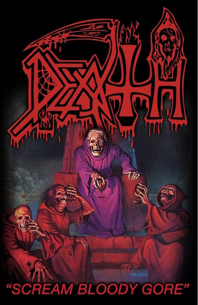 Death - Scream Bloody Gore Textiel Poster - Multicolours