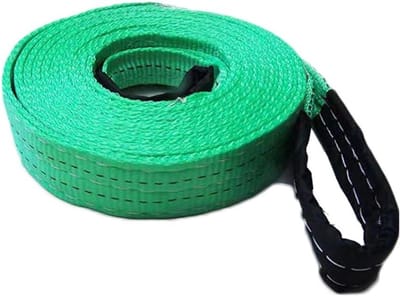 Hijsband Polyester - Hefband Sjorband - Goederen Verplaatsen - Minimale Rek - 3T-2M - Grijs
