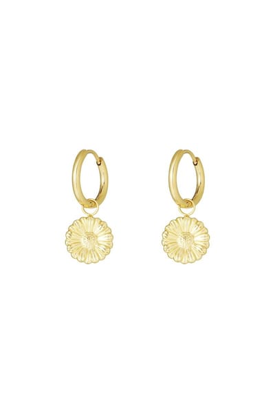 Flora charm oorbellen