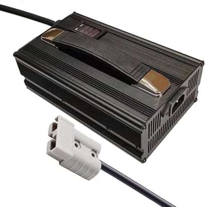 Acculader Heftruck - Voertuig Lader - Elektrisch Laden - Slimme Digitale Technologie - 50A Anderson Stekker - Zwart