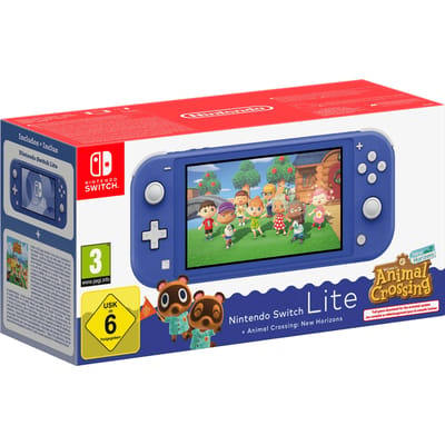 Nintendo Switch Lite Animal Crossing New Horizons Editie Blauw