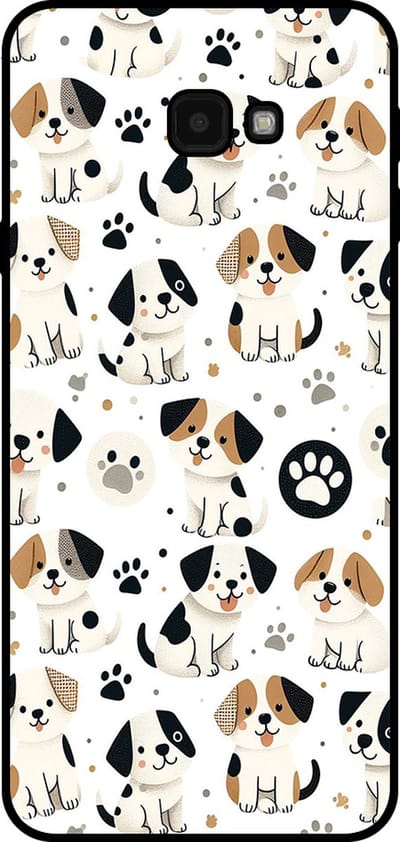 Smartphonica Telefoonhoesje Geschikt voor Samsung Galaxy J4 Plus met honden opdruk - TPU backcover case dog design geschikt voor Samsung Galaxy J4 Plus