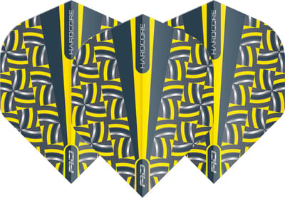 Red Dragon Hardcore Radical Yellow Rope - Dart Flights