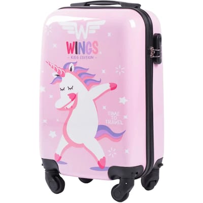 Kinder handbagagekoffer Wings Jay Unicorn 18"