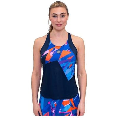 Top Bidi Badu T-shirt sans manches Bidi Badu Spike bleu foncé