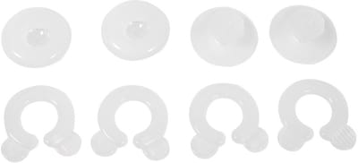 Dailygoods- Dekbedovertrek Clips - 4 Stuks - Bevestigingsmiddelen voor Dikke Dekbed - Antislip - Plastic - Eenvoudig Ontwerp - Dekbedclips