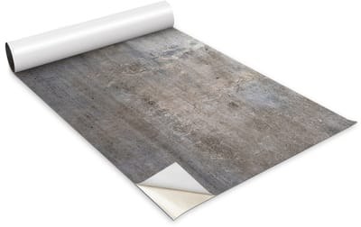 Wallfluent Meubelfolie - Oude muur Meubelsticker - 100 cm x 50 cm - Grijs Meubelfolie - Kastfolie - Plakfolie Mat - Plakfolie Meubels - Kastdeuren Folie - Folie Voor Meubels