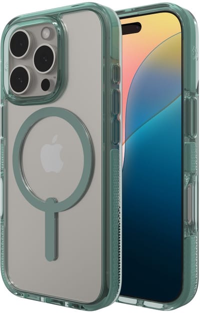 ZAGG - Santa Cruz Snap Mag geschikt voor iPhone 16 Pro Hoesje - groen | groen