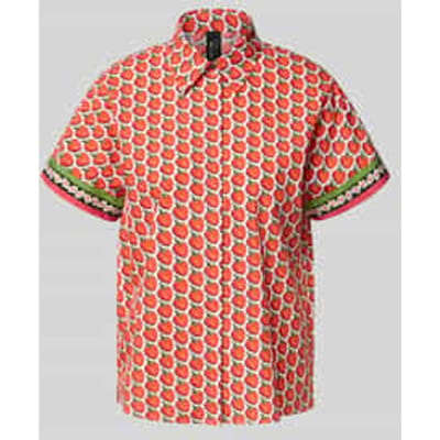 Regular fit blouse met 1/2-mouwen