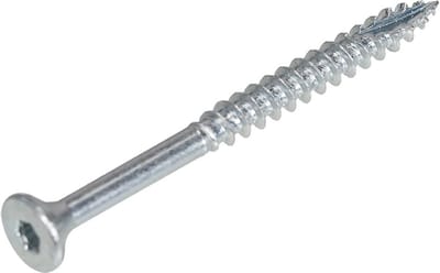 Proftec spaanplaatschroef 3,5x50mm - platkop - verzinkt - deeldraad - T20 (Per 200 stuks)