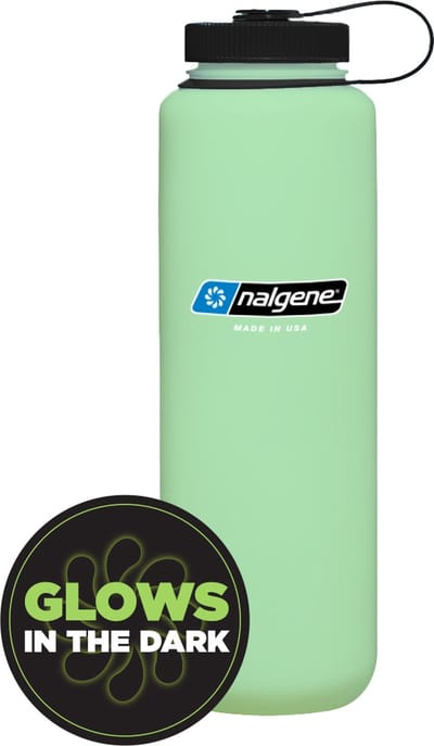 Nalgene - Wide Mouth Bottle - drinkfles - waterfles - lekvrij - 1500ml - BPA free - SUSTAIN - Glow