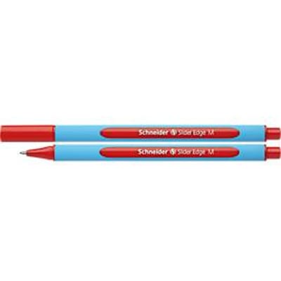 Schneider balpen - Slider Edge - penpunt M - schrijfkleur rood - 10 stuks - S-152102-10