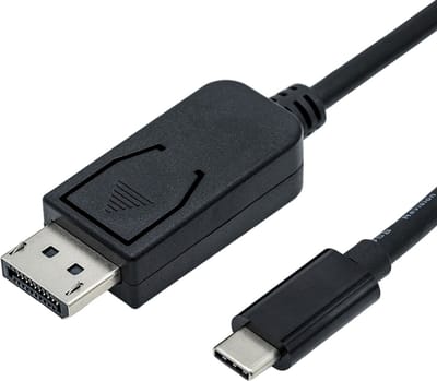 ROLINE USB type C - DisplayPort adapterkabel, v1.2, M/M, 1 m