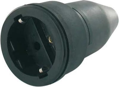 Rubber stekker 220 Volt female