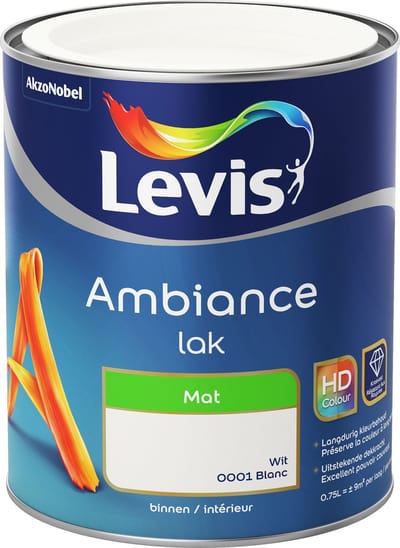 Levis - Ambiance Lak Mat - Wit - 0,75 L