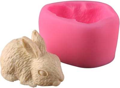 3D Silicone Cake Mould voor Pasen - Schattige Konijn en Eieren, Fondant Mallen voor DIY Decoratie en Taartversiering