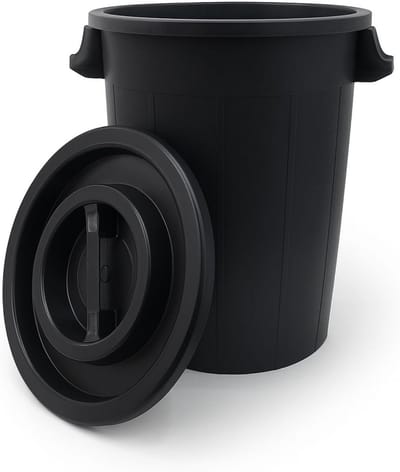 Ronde Watertank 50 Liter - Regenton met Deksel voor Tuinwateropvang