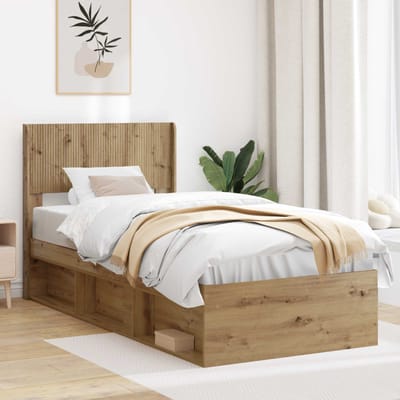 vidaXL - Hoofdbord - Artisanaal - eiken - PB