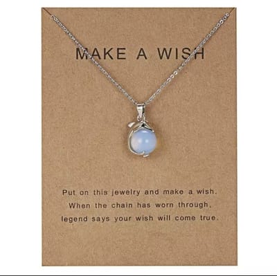 GoedeDoelen.Shop | Ketting Dolphin Pearl | Ketting Met Dolfijn | Dolfijnen Ketting | Ketting Met Edelsteen | Bergkristal | Save The Oceans | Ocean Clean Up | Wellness-House