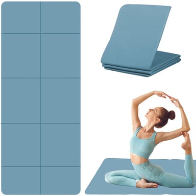 Unyqoos® Opvouwbare en draagbare yogamat voor diverse sportactiviteiten en reizen