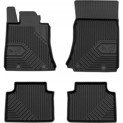 Frogum No.77 - Automatmatten - Geschikt voor Alfa Romeo Giulia (RWD 2x4) vanaf 2016 - TPE Rubber - 4-delige set