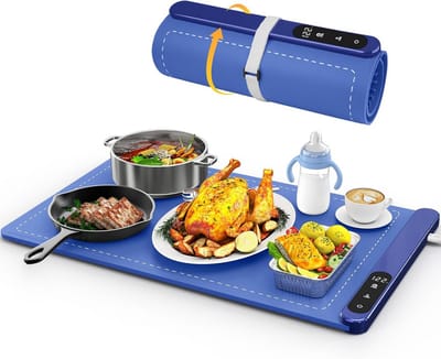 Verwarmingsmat Elektrisch met Timer | Warmhoudplaat voor Buffet of Aanrecht | Flexibel en Oprolbaar