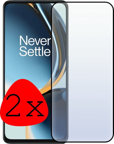 Screenprotector - 2 Stuks Geschikt voor OnePlus Nord CE 3 Lite - Full Cover - Beschermglas - Gehard Glas - Tempered Glass - Screen Protector