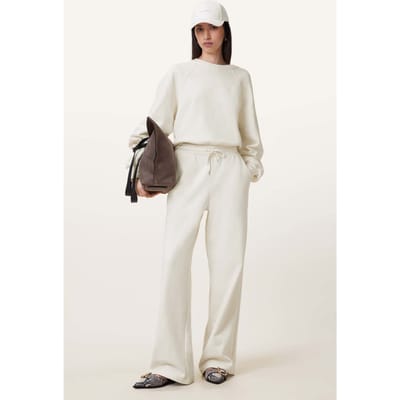AllSaints Vin Haven Sweatpant Tofu White Taglia: L | Pantaloni da tuta Outlet | Donna | Bianco
