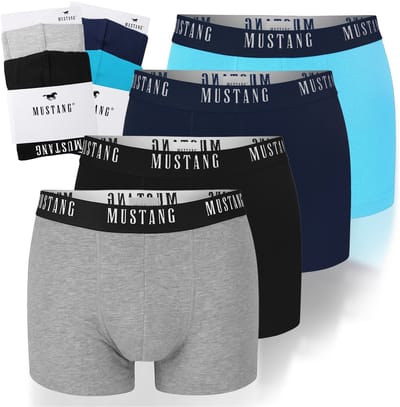 Mustang - Bokser - 4 stuks - Baweel - Logo - XL