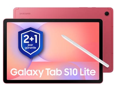 Samsung Galaxy Tab S10 Lite - Wifi - 256GB - Red + 1 jaar extra garantie