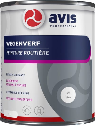 Avis Wegenverf - 1 l - Wit